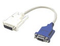 DVI・RGBコネクタ変換ケーブル。